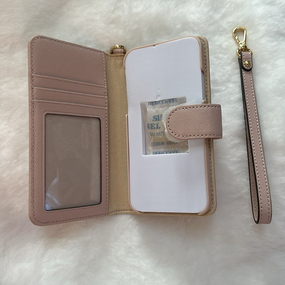 Michael Kors Folio Phone Case with strap - Picture 2 of 6
